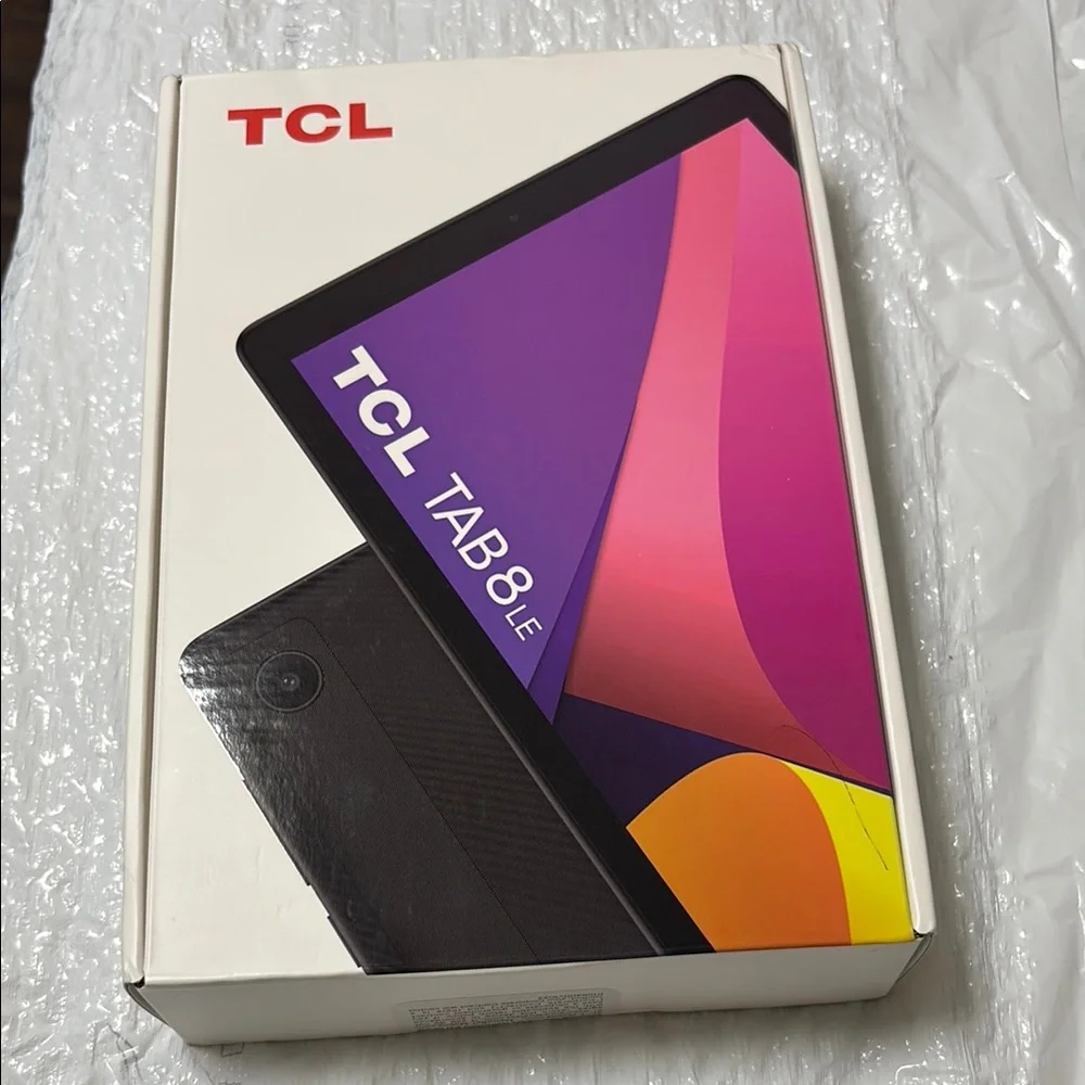 TCL Black Tablet with Vibrant Display and Slim Design